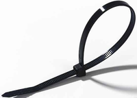 Хомут кабельный полиамид 4,8х215 мм стандартный 6.6 (-40С+85С) черный (упак.100шт.)