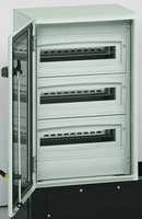 Шкаф 600х400х250мм IP66 со стеклянной дверью серия Atlantic